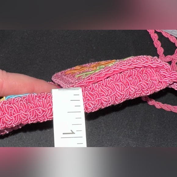 🌼NWOT🌼 Pink Eiyye Crochet Crossbody Bag - Picture 5 of 5